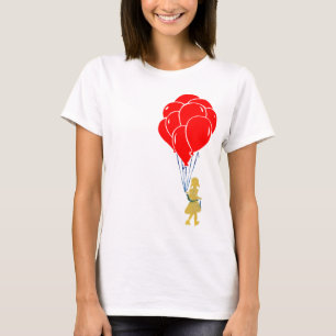 rode ballonnen. t-shirt