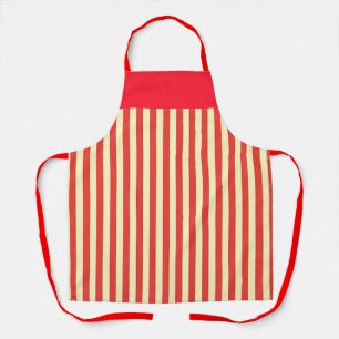 Rode Band Streep Keuken Chef Schort