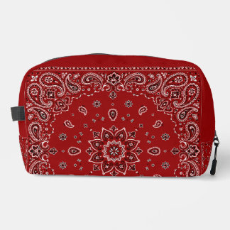 Rode Bandana Paisley Allround Tasorganizer Toilettasje