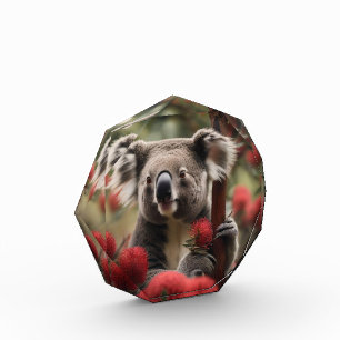 Rode Banksia boom met Koala Beer, Fotoblokken