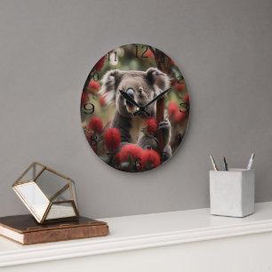 Rode Banksia boom met Koala Beer, Grote Klok
