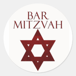 Rode Bar Mitzvah stickers