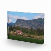 Rode Barn en de berg Enumclaw Fotoblokken (Rechts)