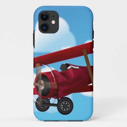 Rode Baron Case-Mate iPhone Case (Achterkant)