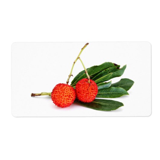rode bayberry etiket (Voorkant)