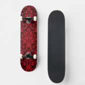 Rode behang 2 skateboard (Voorkant)