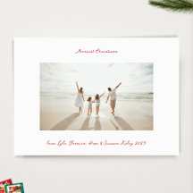 rode bes handgeschreven inkt vrolijkste kerst foto