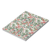 Rode bes Kerstmis Notitieblok (Gedraaid)