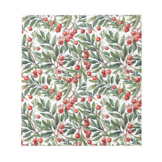 Rode bes Kerstmis Notitieblok