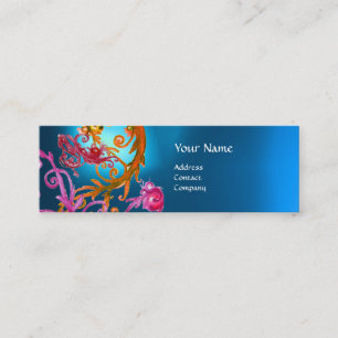 RODE BES SEN SWIRL EDELSTEEN blauw Mini Visitekaartje