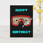 Rode Beschermende brillen Kaart (Gele Bloem)