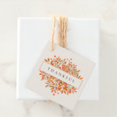 Rode bessen & bladeren  Ivoor Botanisch Bedankjes Labels (In situ)