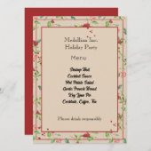 Rode bessen en wintervloed op Kaarten van het Kraf (Voorkant / Achterkant)