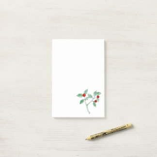 rode bessen plant post-it® notes