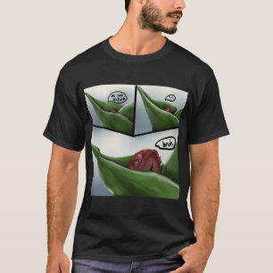 Rode Betta in de 'Niet Storen' Modus T-shirt