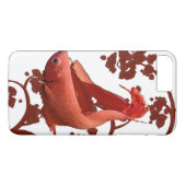 Rode Betta Siamese kempvis Case-Mate iPhone Case (Achterkant (Horizontaal))