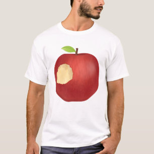 Rode bittenappel t-shirt