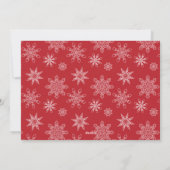 RODE BLAUW BLAUWE HOLIDAIRE FOTO-KAART FEESTDAGENKAART (Achterkant)