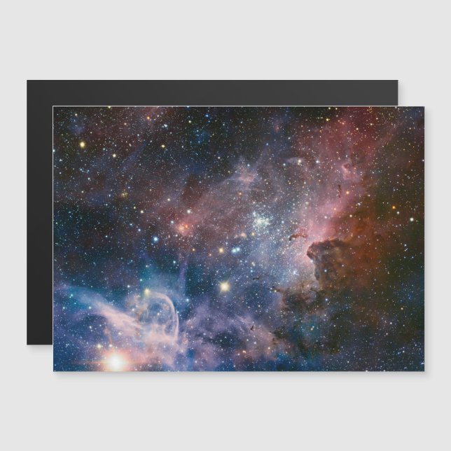 Rode & Blauwe Carina Nebula Hubble Telescoop (Voorkant / Achterkant)