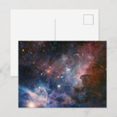 Rode & Blauwe Carina Nebula Hubble Telescoop Briefkaart (Voorkant / Achterkant)