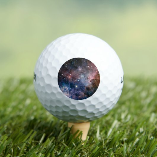 Rode & Blauwe Carina Nebula Hubble Telescoop Golfballen (Insitu Shirt)