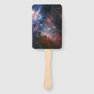 Rode & Blauwe Carina Nebula Hubble Telescoop Handwaaier