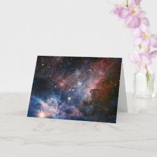 Rode & Blauwe Carina Nebula Hubble Telescoop Kaart