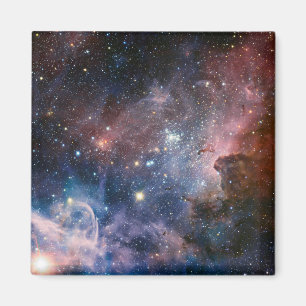 Rode & Blauwe Carina Nebula Hubble Telescoop Magneet