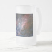 Rode & Blauwe Carina Nebula Hubble Telescoop Matglas Bierpul (Voorkant rechts)