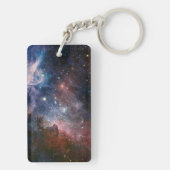 Rode & Blauwe Carina Nebula Hubble Telescoop Sleutelhanger (achterkant)