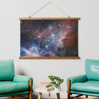 Rode & Blauwe Carina-nevel Hubble-telescoop Hangend Wandkleed