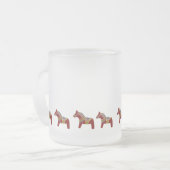 Rode, Blauwe en Groene Hete Cider Mok (Voorkant links)