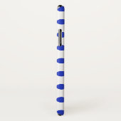 Rode blauwe stippen Case-Mate iPhone case (Achterkant / rechts)