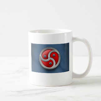 rode blauwe triskellion koffiemok
