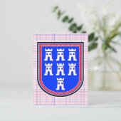 Rode Blauwe Zonneplaat Briefkaart (Staand voorkant)