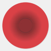 Rode bloedcel ronde sticker (Voorkant)