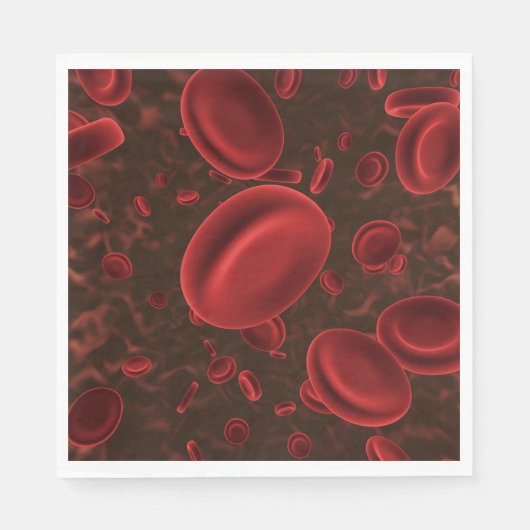 Rode Bloedcellen Microscopisch Servet (Voorkant)