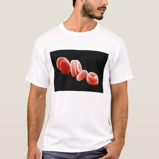 Rode bloedcellen t-shirt (Voorkant)