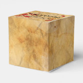 rode bloedplatter Halloween-partij Bedankdoosjes (Achterkant)