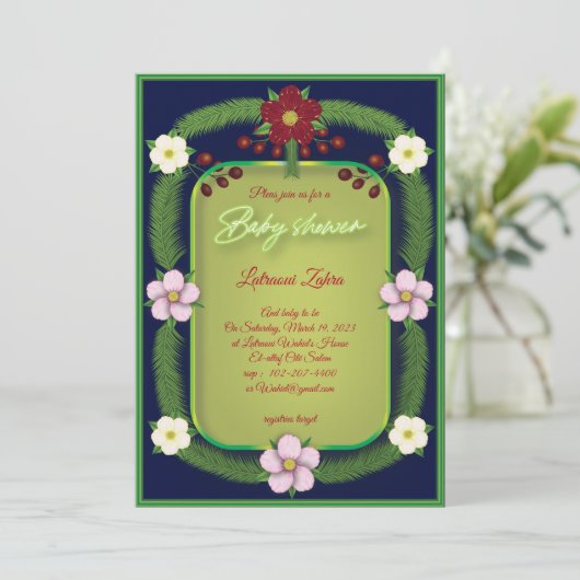 Rode bloem. A (Staand voorkant)