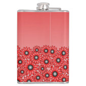 Rode Bloem Bruidsmeisje Fles Heupfles (Achterkant)