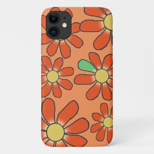 Rode bloem Case-Mate iPhone case (Achterkant)