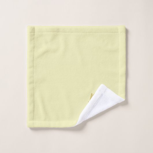 Rode bloem en groene bladeren, aangepaste naam bad handdoek (Wasdoekje)