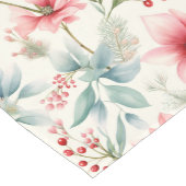 Rode Bloem Kersttafel Runner Medium Tafelloper (Hoek)