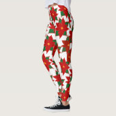 Rode bloem leggings (Links)