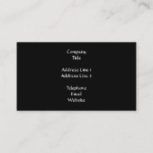 Rode Bloem, papaver. Visitekaartje (Achterkant)