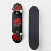 Rode Bloem Skateboard (Voorkant)