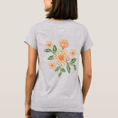 Rode Bloem T-shirt (Achterkant)