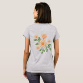 Rode Bloem T-shirt (Achterkant volledig)