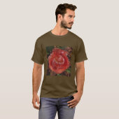 rode bloem t-shirt (Voorkant volledig)